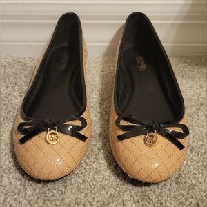 Michael Kors quilted patent ballet flats 5